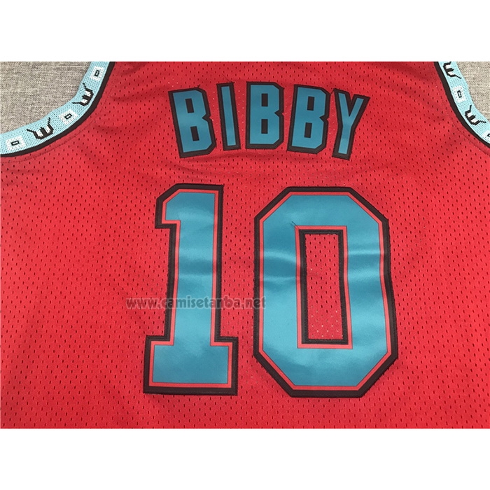 Camiseta Memphis Grizzlies Mike Bibby #10 Mitchell & Ness 1998-99 Rojo
